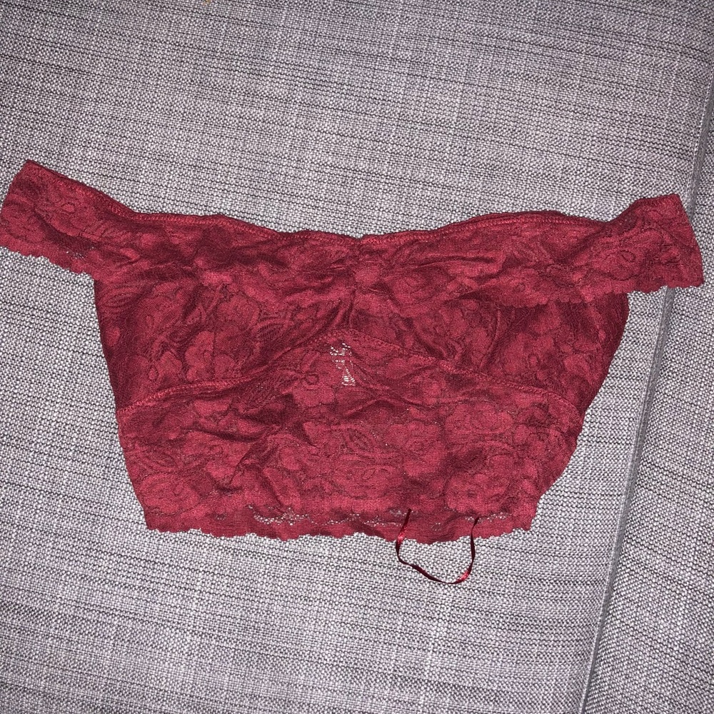Free people Never been worn Lace off shoulder bra
